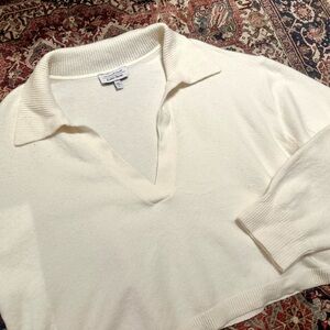 & Other Stories Cream Knit Top